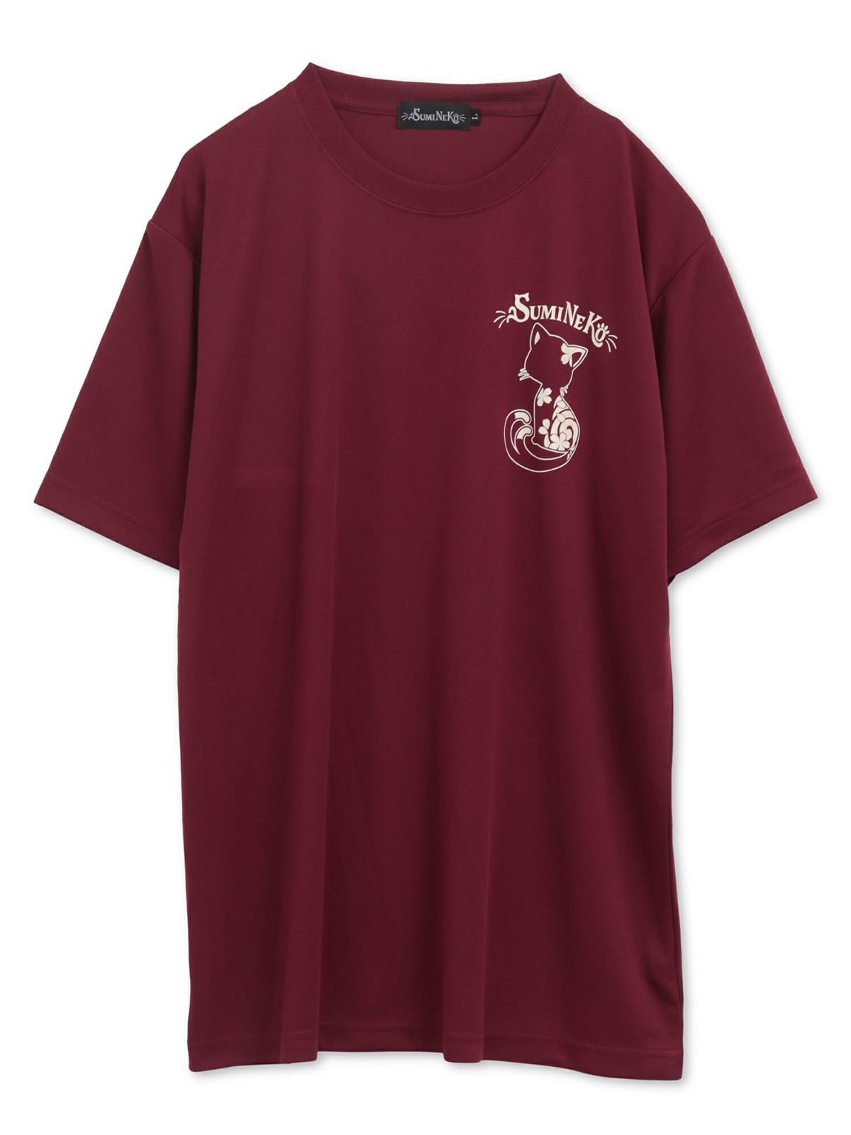 【SUMINEKO】“スミネコ”プリントDRY素材Tシャツ