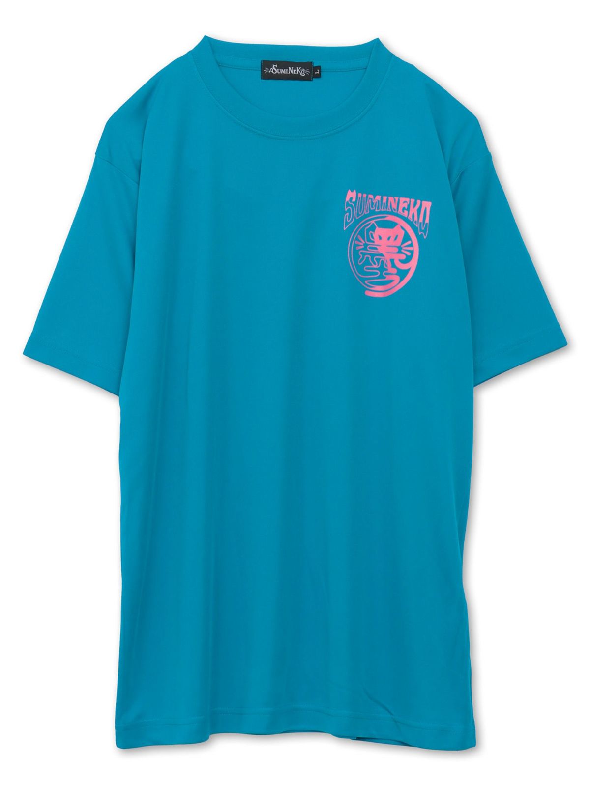 【SUMINEKO】“YIN YANG CAT”プリントDRY素材Tシャツ