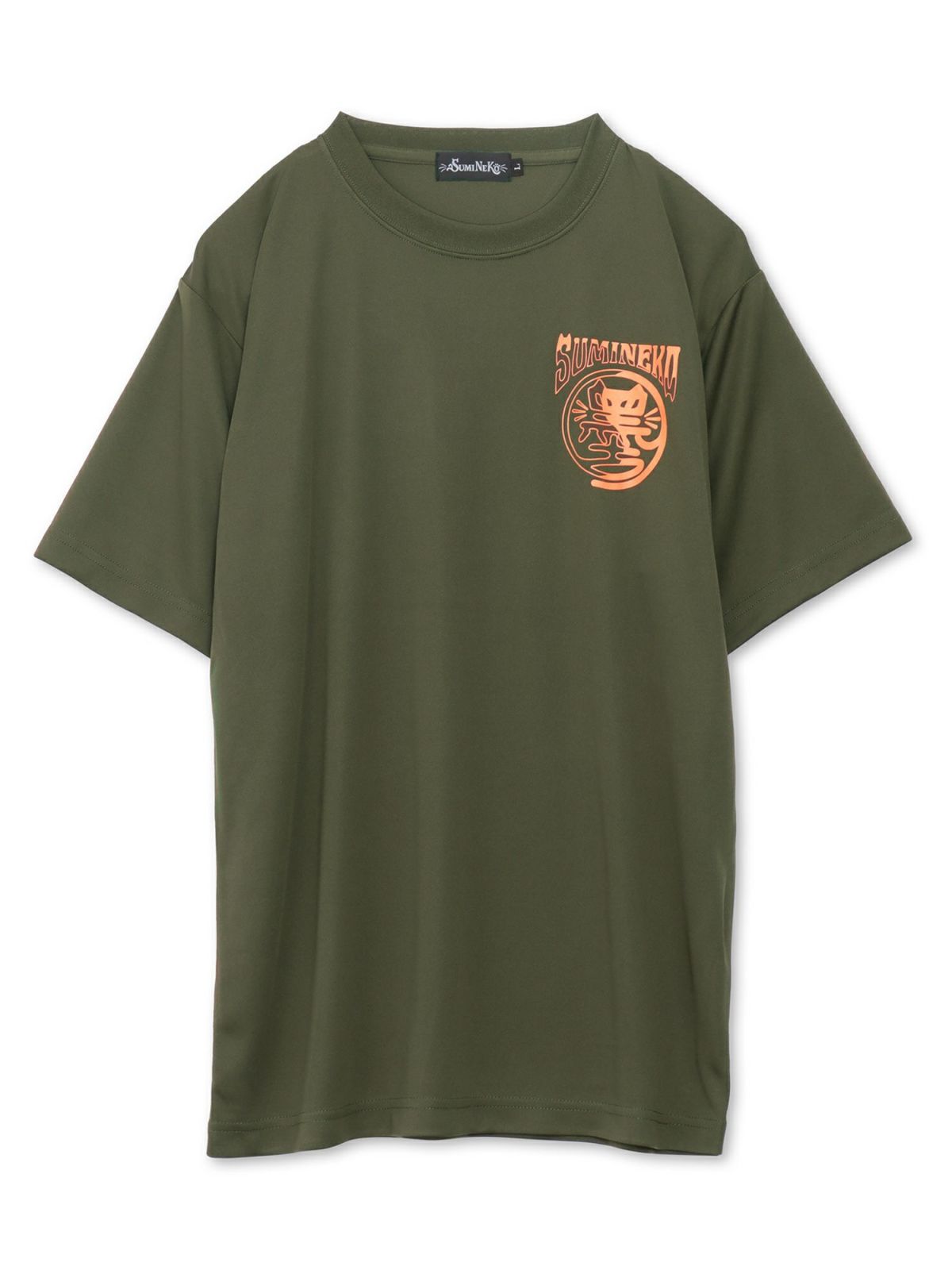 【SUMINEKO】“YIN YANG CAT”プリントDRY素材Tシャツ