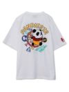 【PANDIESTA JAPAN】“とびだしパンダ”サガラ刺繍入りTシャツ