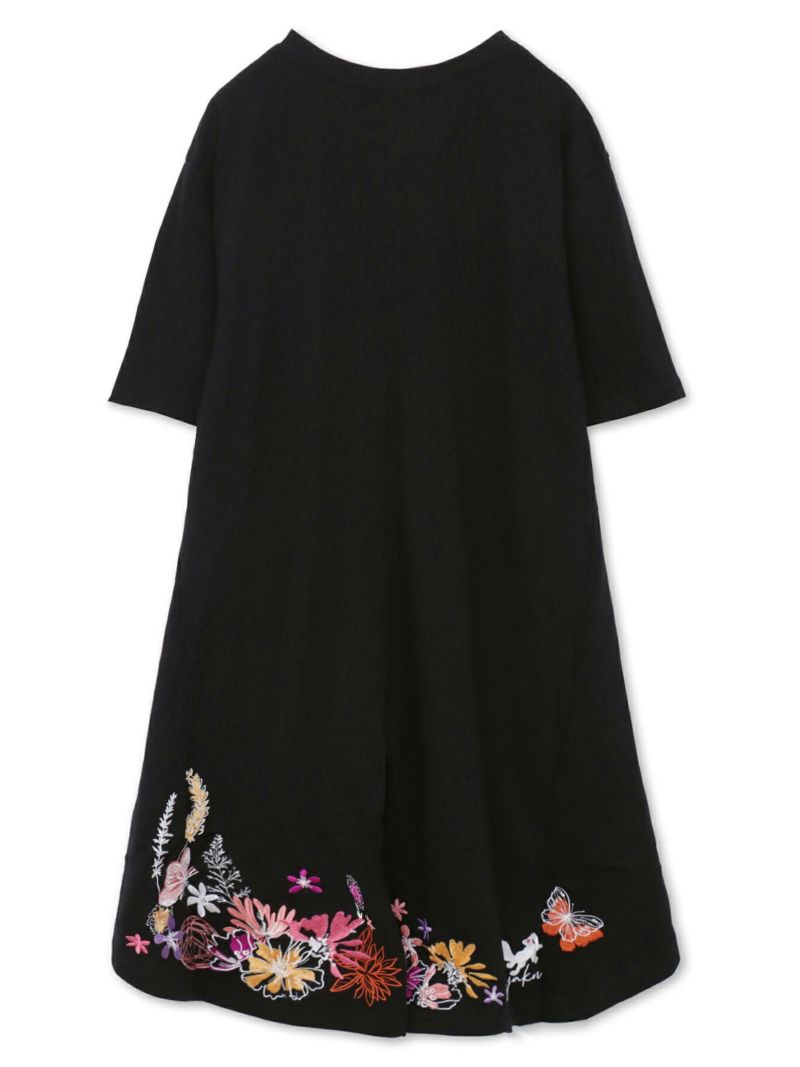 【今昔 -KON-JAKU-】“手毬と花”総刺チュニックTシャツ