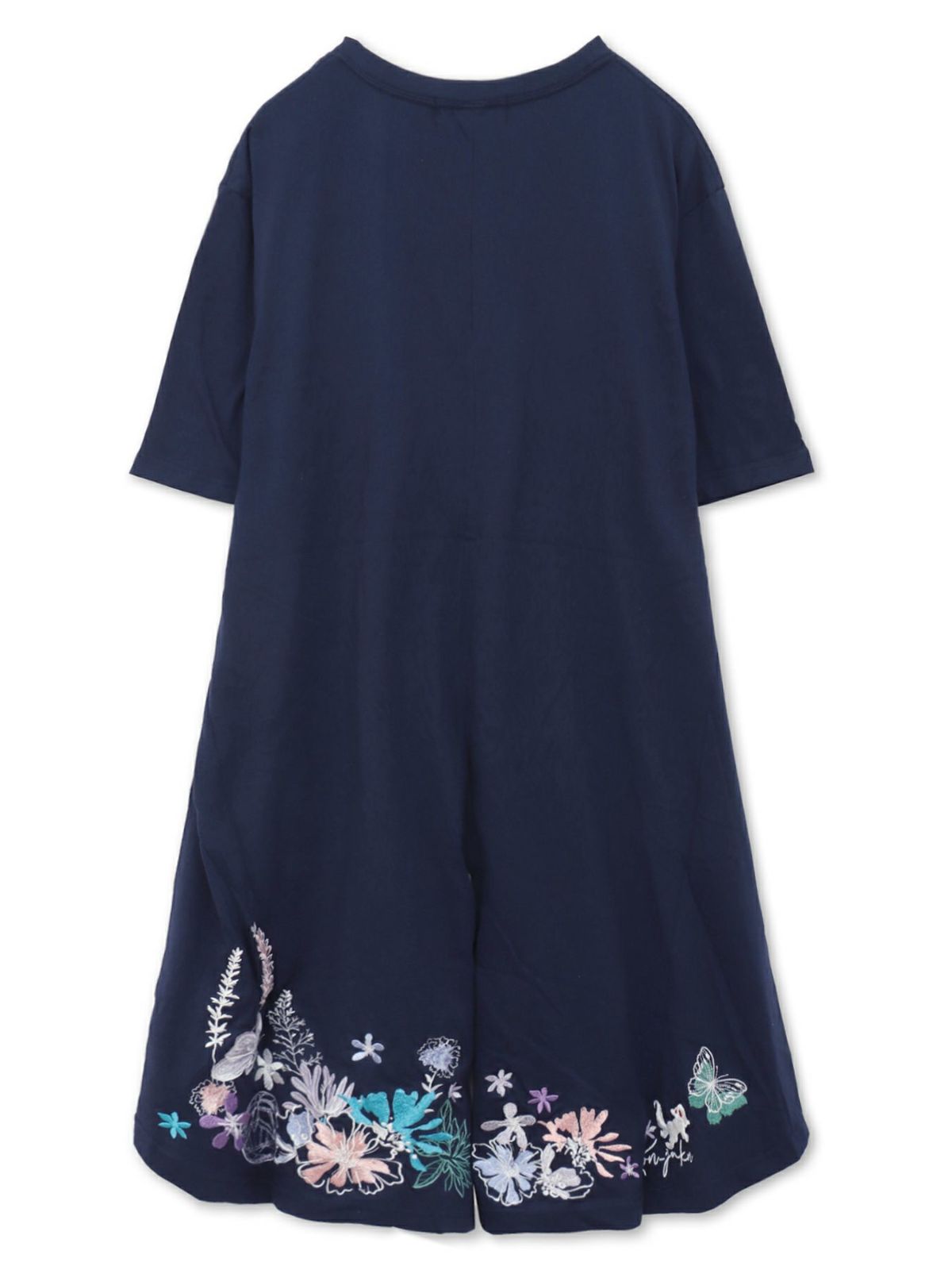 【今昔 -KON-JAKU-】“手毬と花”総刺チュニックTシャツ