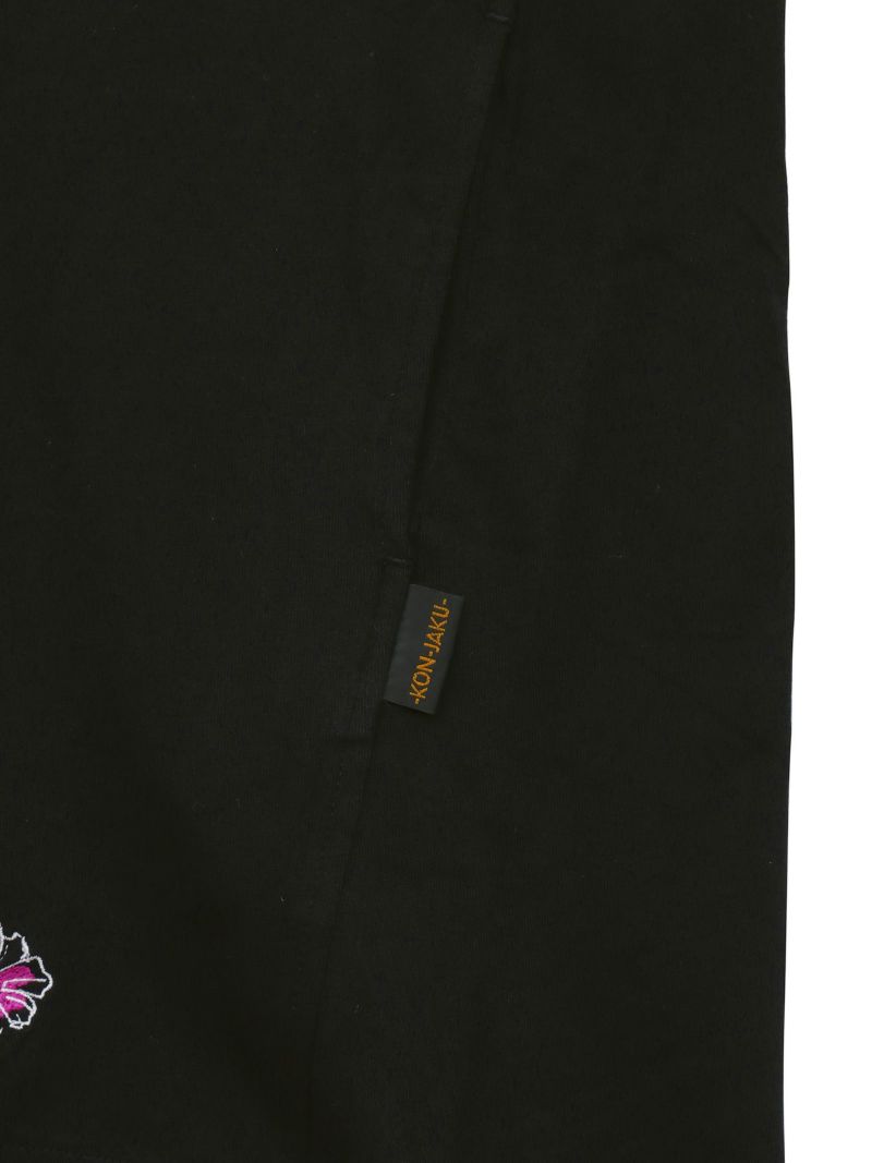 【今昔 -KON-JAKU-】“手毬と花”総刺チュニックTシャツ