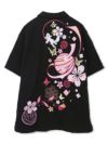 【今昔 -KON-JAKU-】“桜花爛漫”総刺繍 半袖開襟シャツ