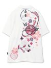 【今昔 -KON-JAKU-】“桜花爛漫”総刺繍 半袖開襟シャツ