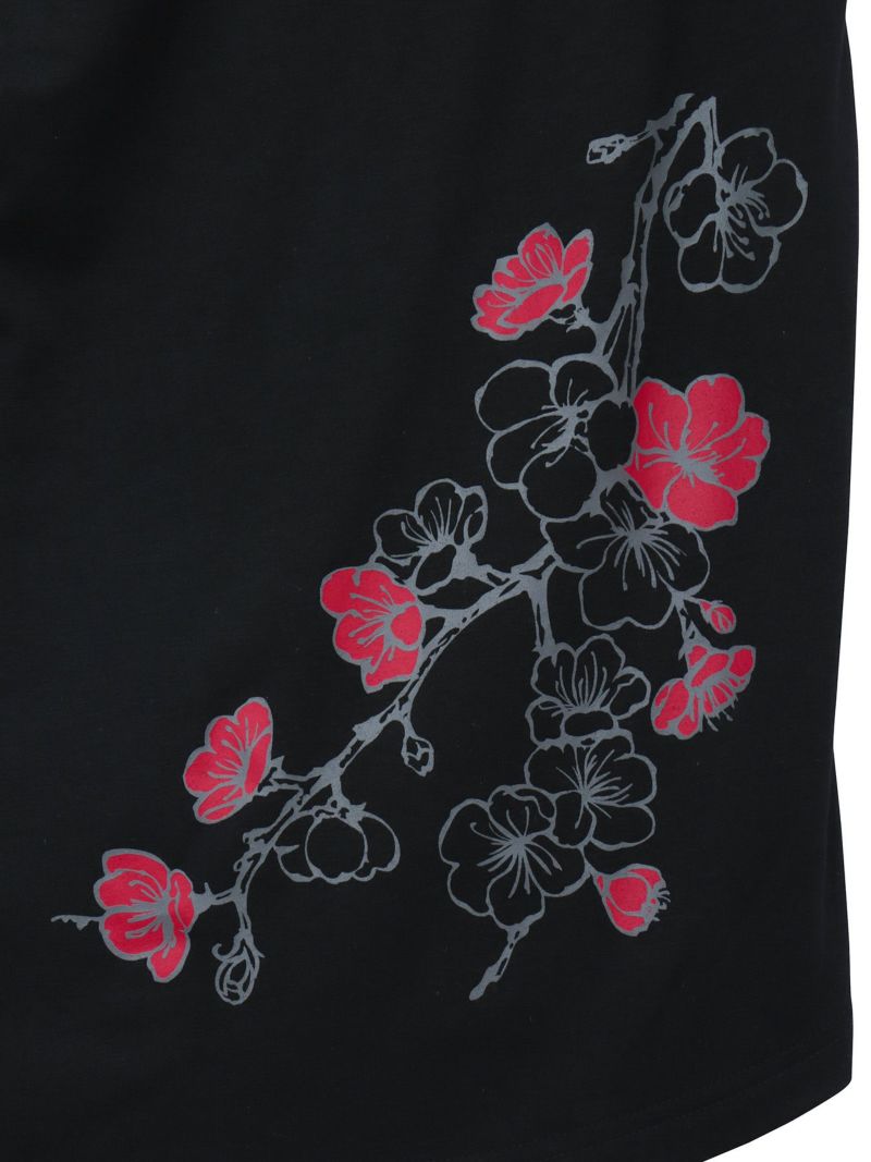 【雅結 -EN-】陰桜プリント ドレープTシャツ