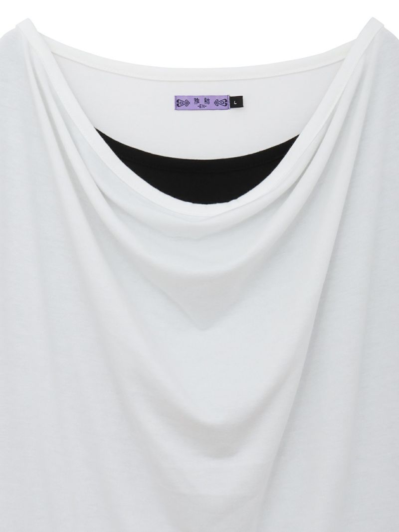 【雅結 -EN-】陰桜プリント ドレープTシャツ