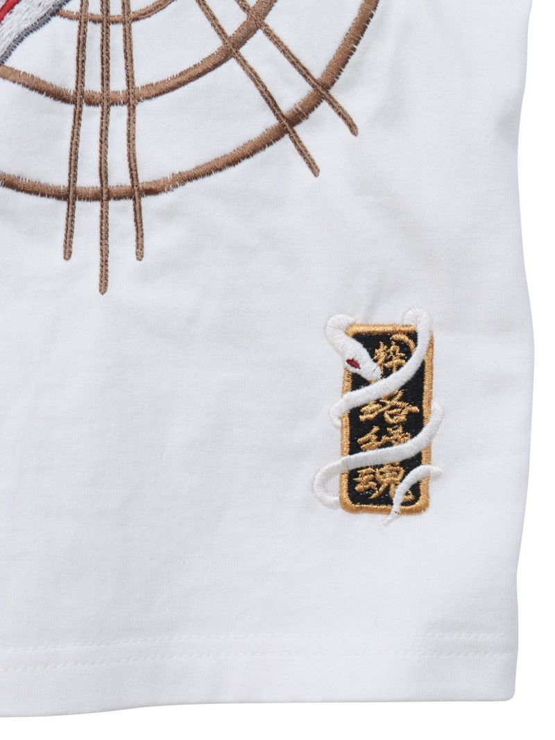 【絡繰魂・粋】“ヤマタノオロチ”総刺繍Tシャツ〔別注〕