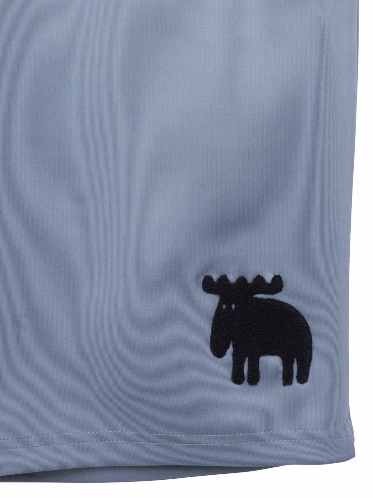 【moz】エルクサガラ刺繍入りジャージ素材 ショートパンツ〔別注〕