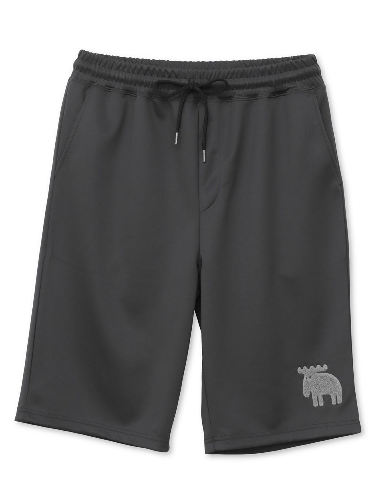 【moz】エルクサガラ刺繍入りジャージ素材 ショートパンツ〔別注〕