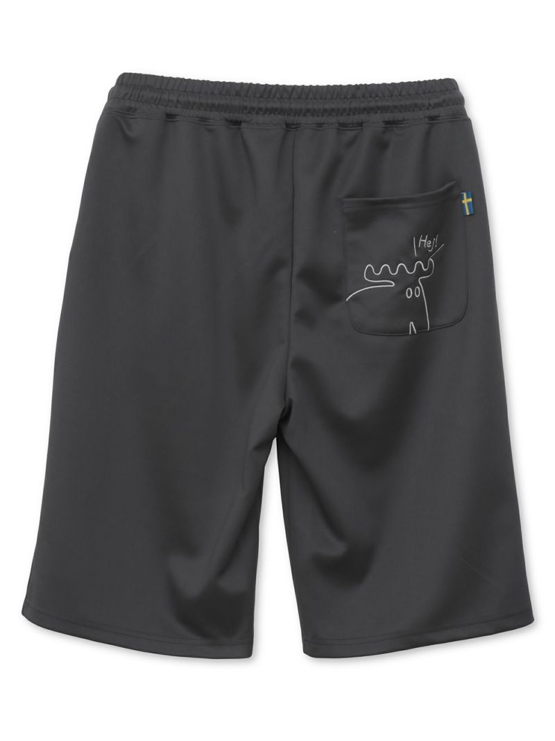 【moz】エルクサガラ刺繍入りジャージ素材 ショートパンツ〔別注〕