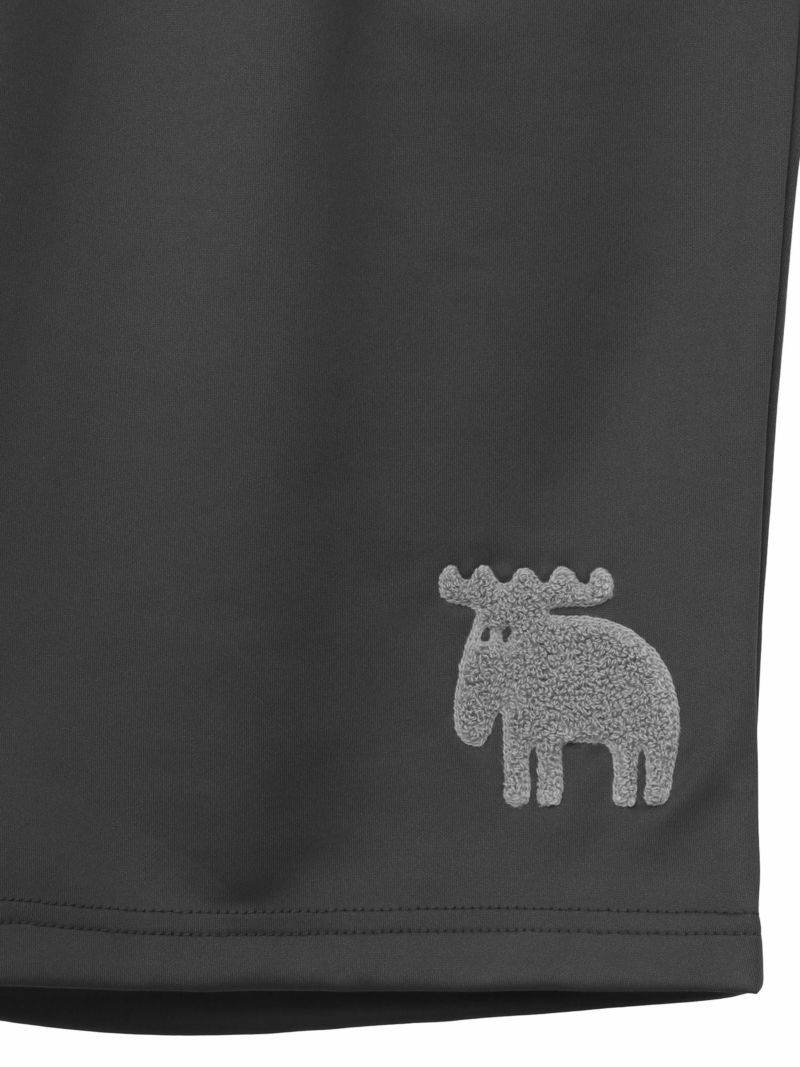 【moz】エルクサガラ刺繍入りジャージ素材 ショートパンツ〔別注〕