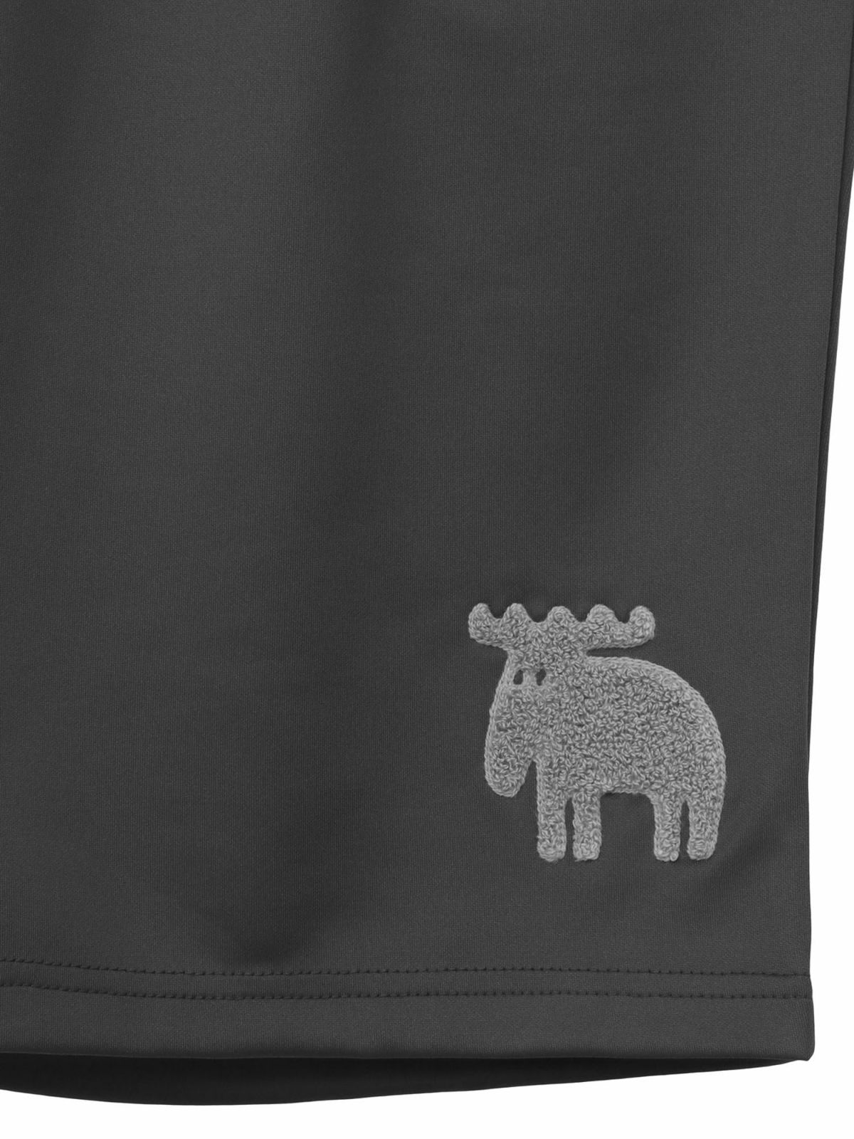 【moz】エルクサガラ刺繍入りジャージ素材 ショートパンツ〔別注〕