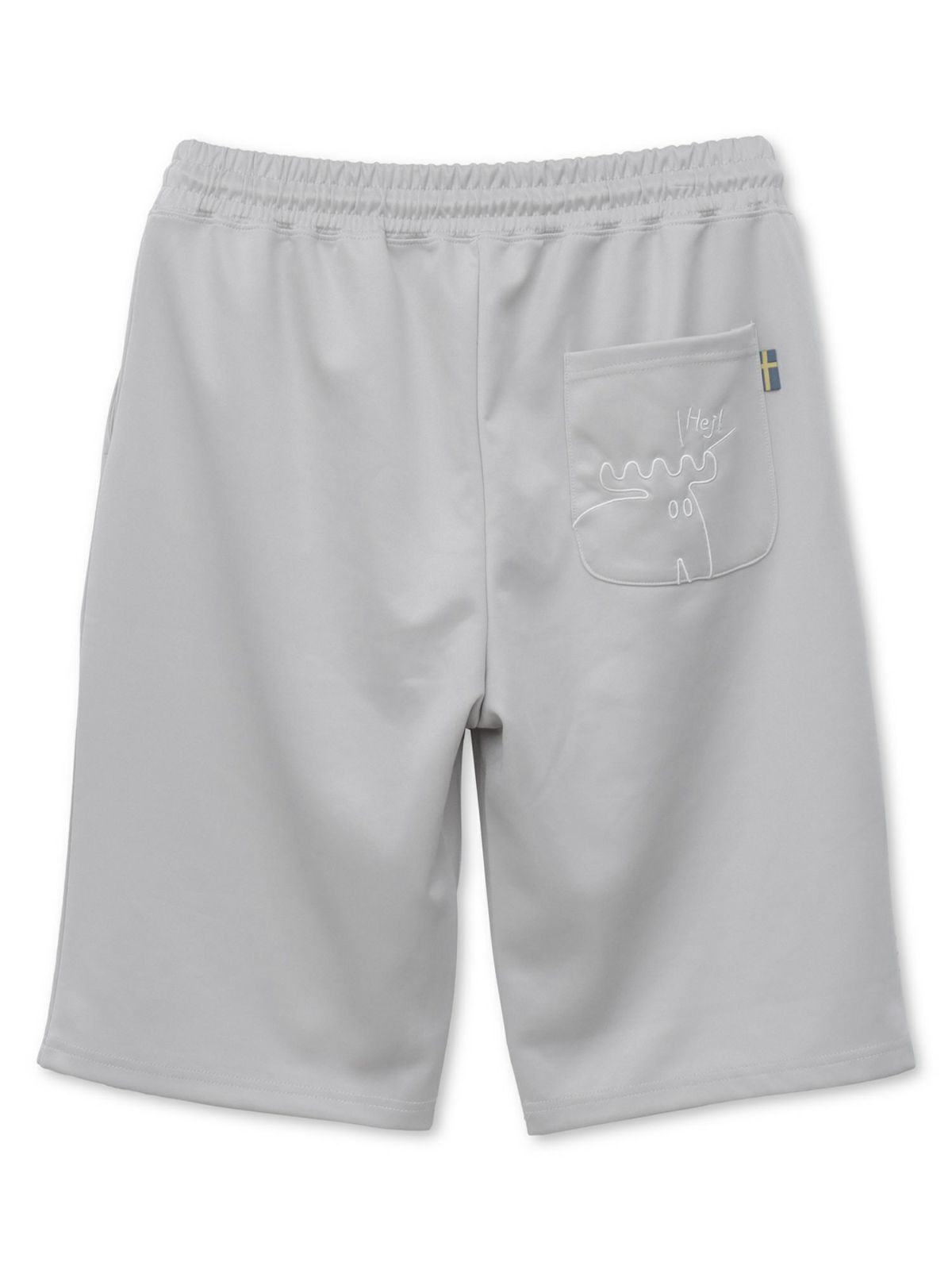 【moz】エルクサガラ刺繍入りジャージ素材 ショートパンツ〔別注〕