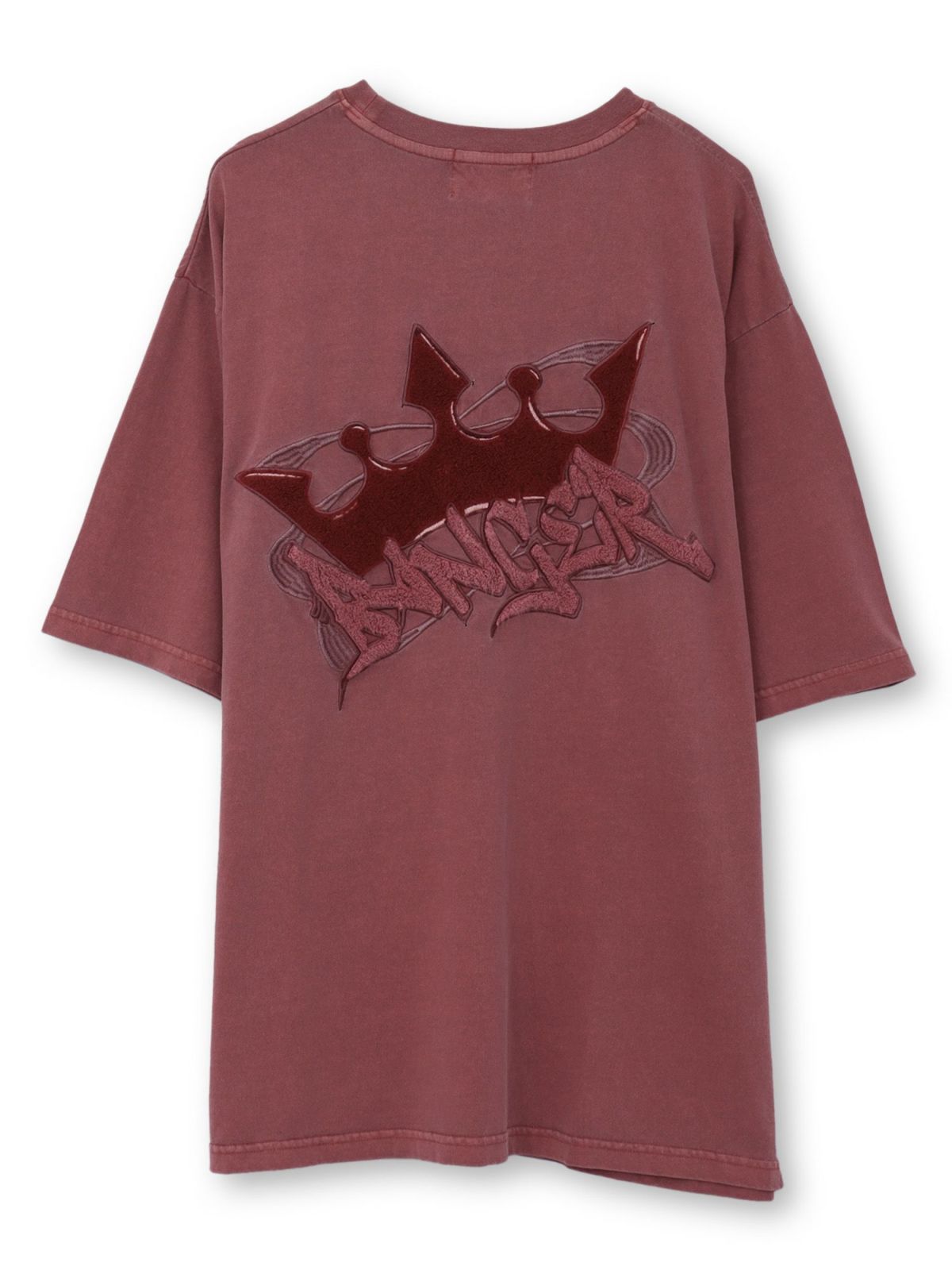 【BANGER】“クラウン”サガラ刺繍入りTシャツ