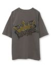【BANGER】“クラウン”サガラ刺繍入りTシャツ