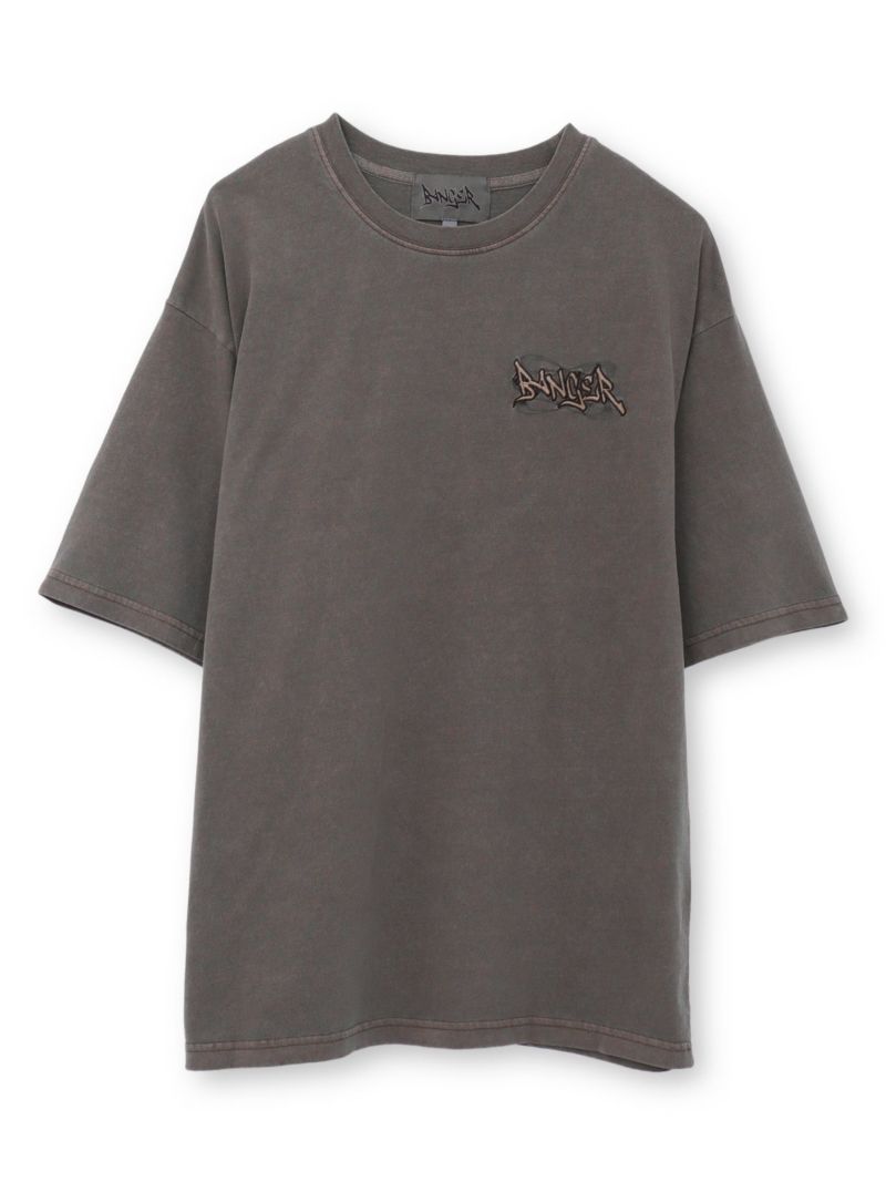 【BANGER】“クラウン”サガラ刺繍入りTシャツ