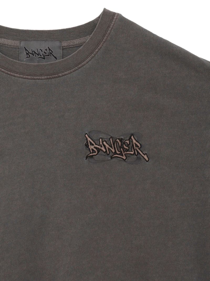 【BANGER】“クラウン”サガラ刺繍入りTシャツ