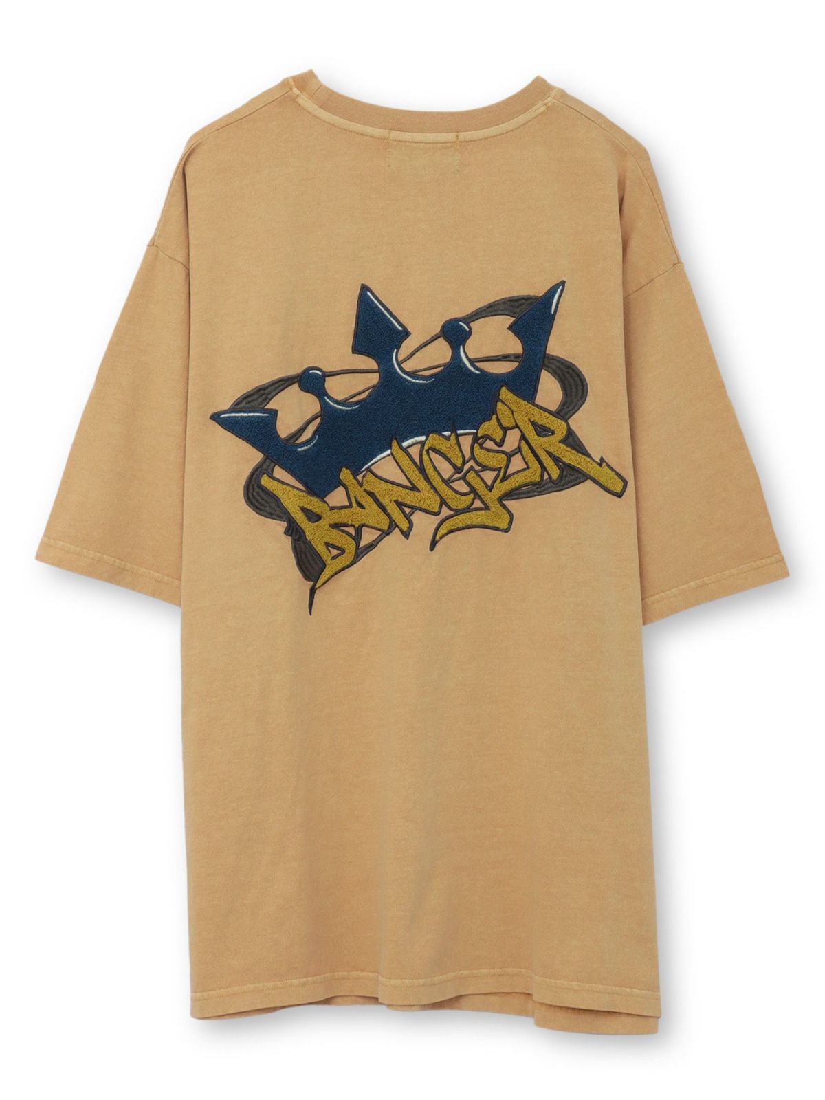 【BANGER】“クラウン”サガラ刺繍入りTシャツ