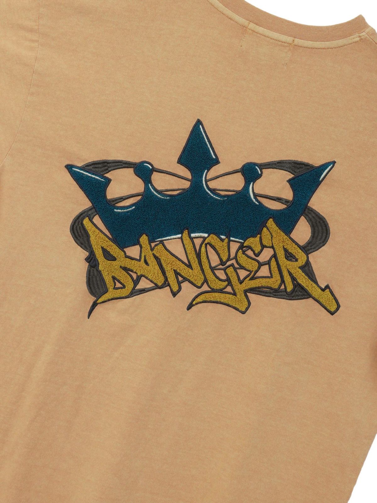 【BANGER】“クラウン”サガラ刺繍入りTシャツ