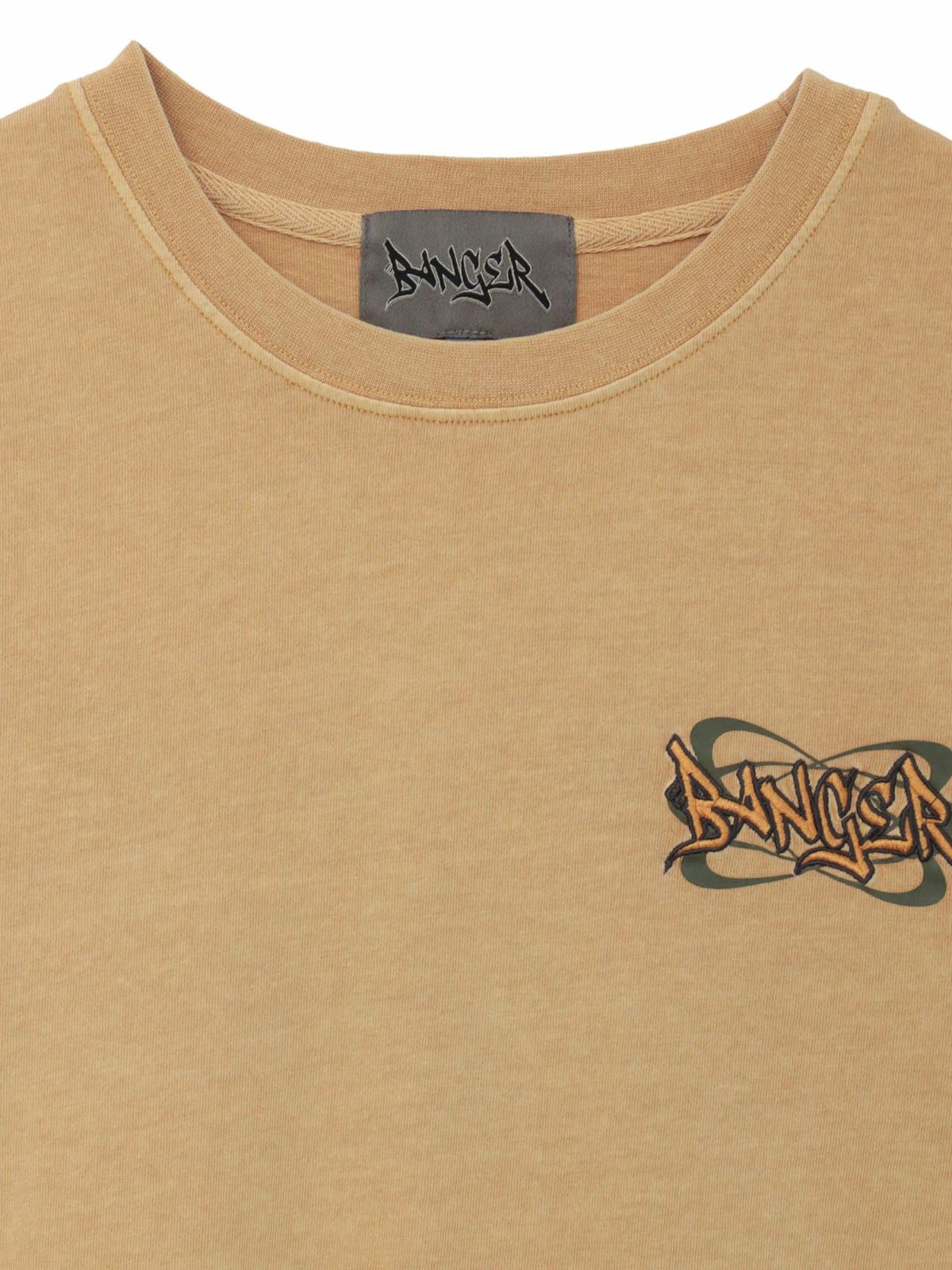 【BANGER】“クラウン”サガラ刺繍入りTシャツ
