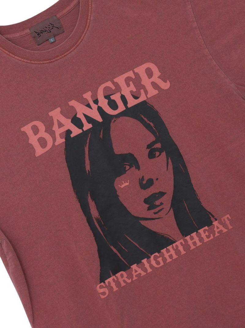  【BANGER】“STRAIGHT HEAT”プリントTシャツ