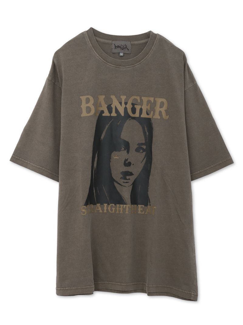  【BANGER】“STRAIGHT HEAT”プリントTシャツ