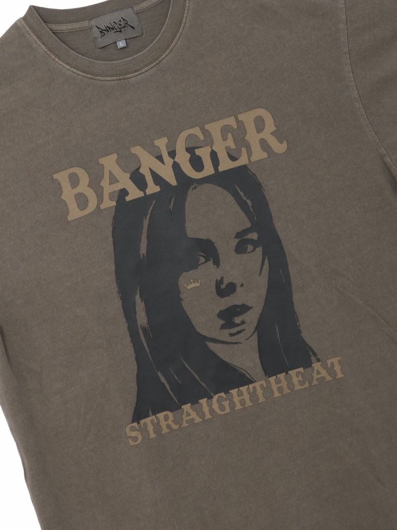  【BANGER】“STRAIGHT HEAT”プリントTシャツ