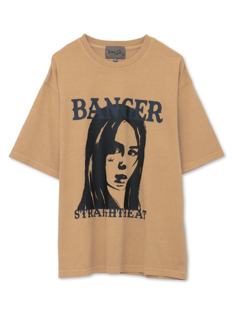  【BANGER】“STRAIGHT HEAT”プリントTシャツ