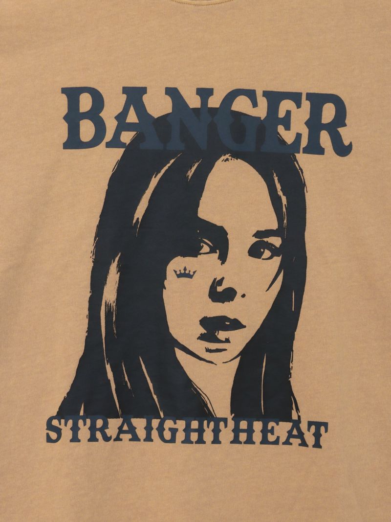  【BANGER】“STRAIGHT HEAT”プリントTシャツ