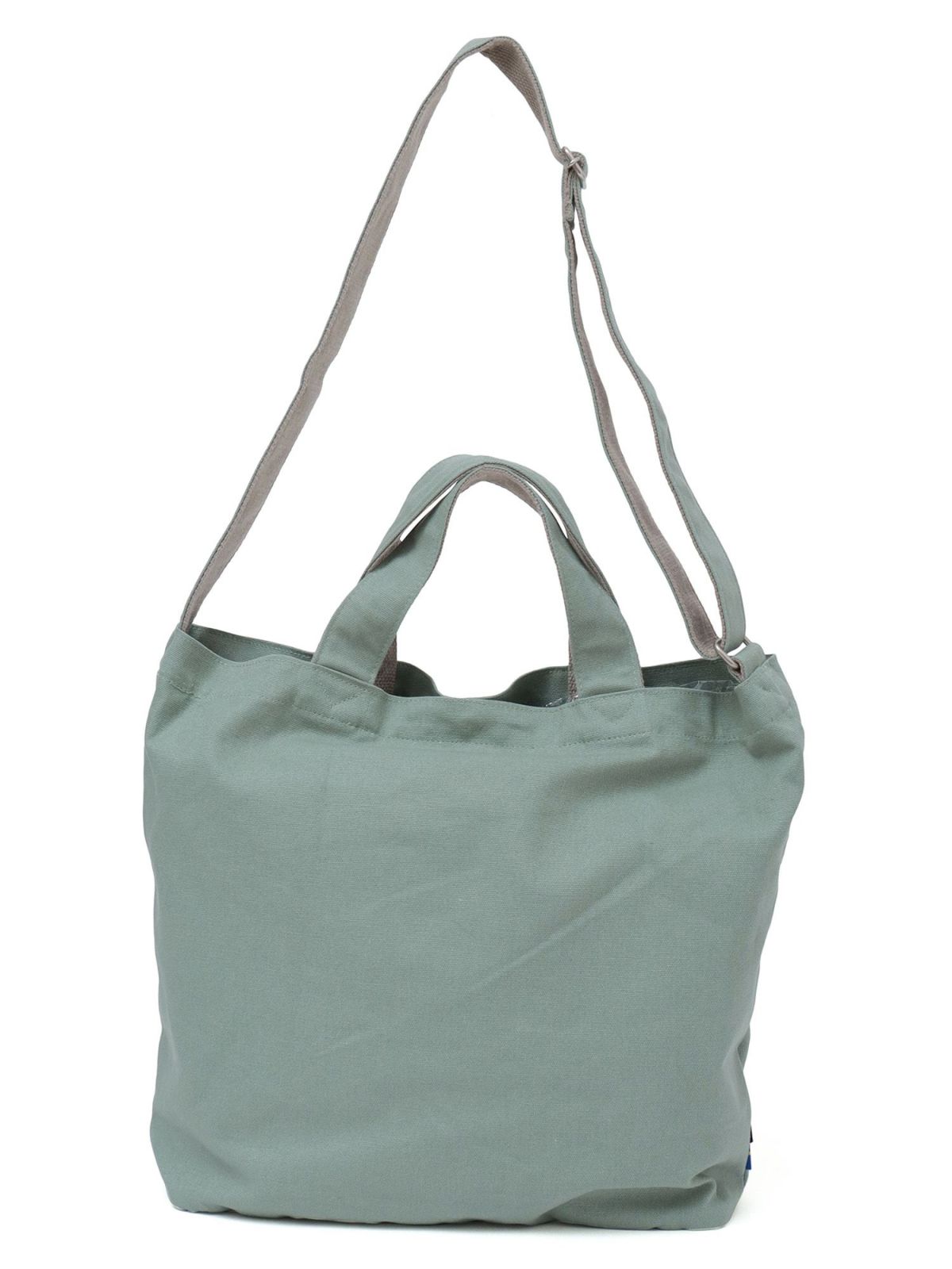 【moz】エルク刺繍入り2WAY帆布ショルダートートバッグ