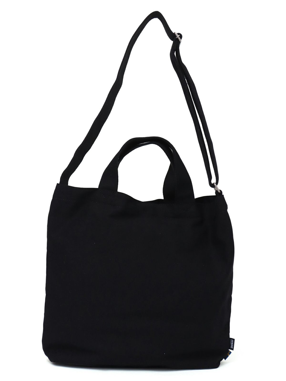 【moz】エルク刺繍入り2WAY帆布ショルダートートバッグ