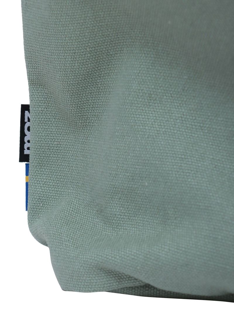 【moz】エルク刺繍入り2WAY帆布ショルダートートバッグ