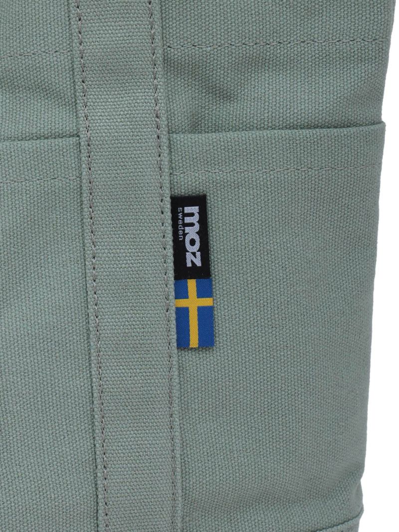 【moz】エルク刺繍入り帆布ミニトートバッグ