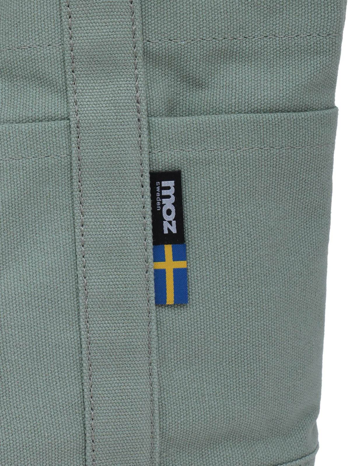 【moz】エルク刺繍入り帆布ミニトートバッグ