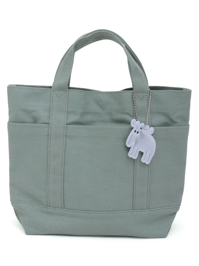 【moz】エルク刺繍入り帆布ミニトートバッグ