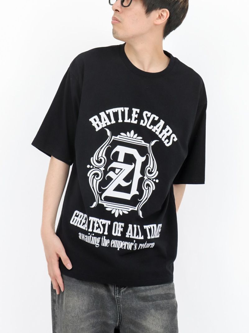 【DAZZLE】フロントロゴ プリントTシャツ