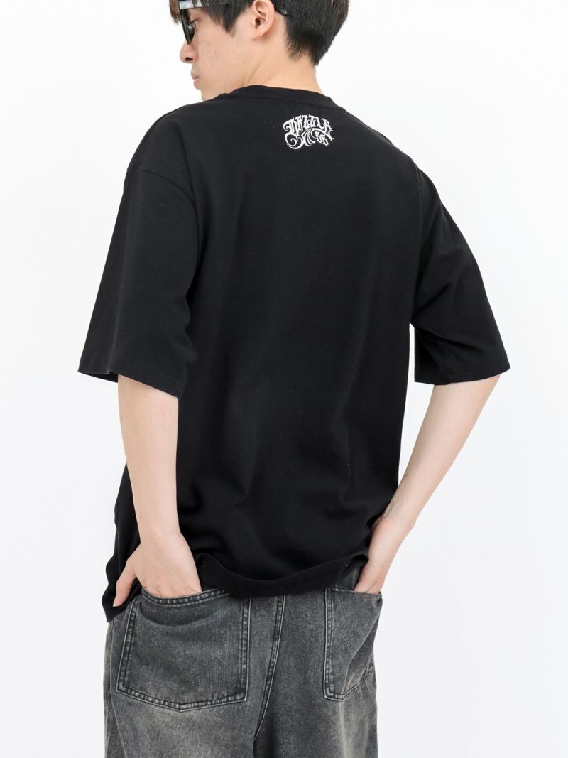 【DAZZLE】フロントロゴ プリントTシャツ