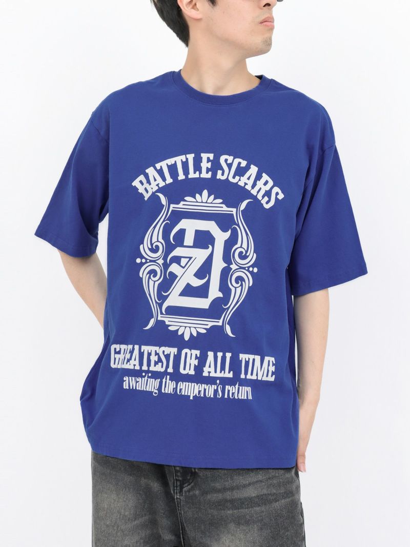 【DAZZLE】フロントロゴ プリントTシャツ