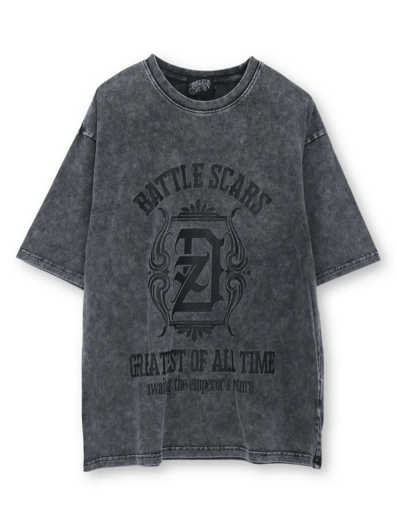 【DAZZLE】フロントロゴ プリントTシャツ