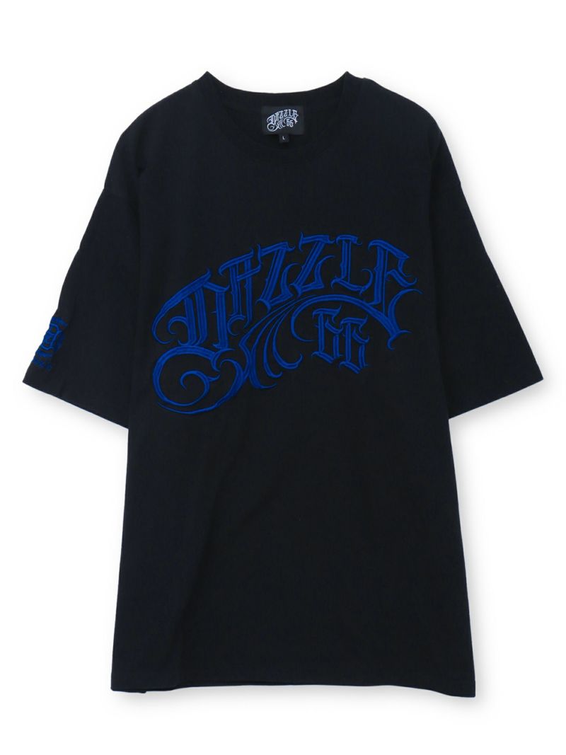 【DAZZLE】フロントロゴ刺繍Tシャツ