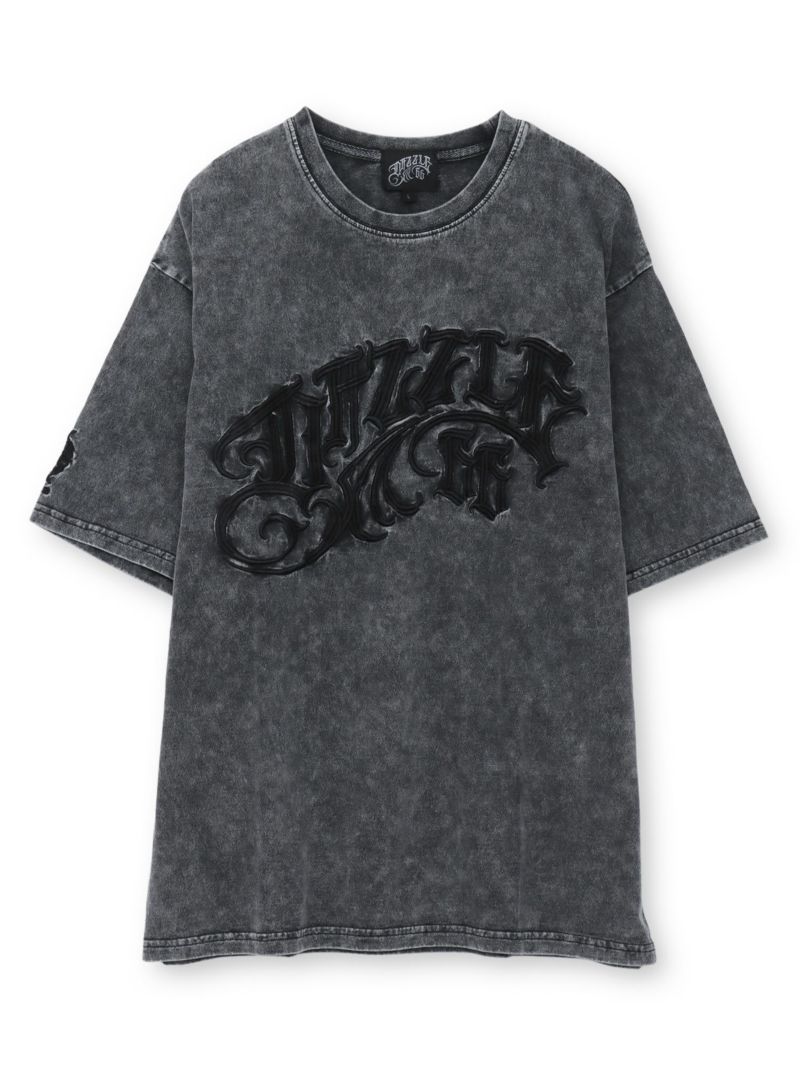 【DAZZLE】フロントロゴ刺繍Tシャツ