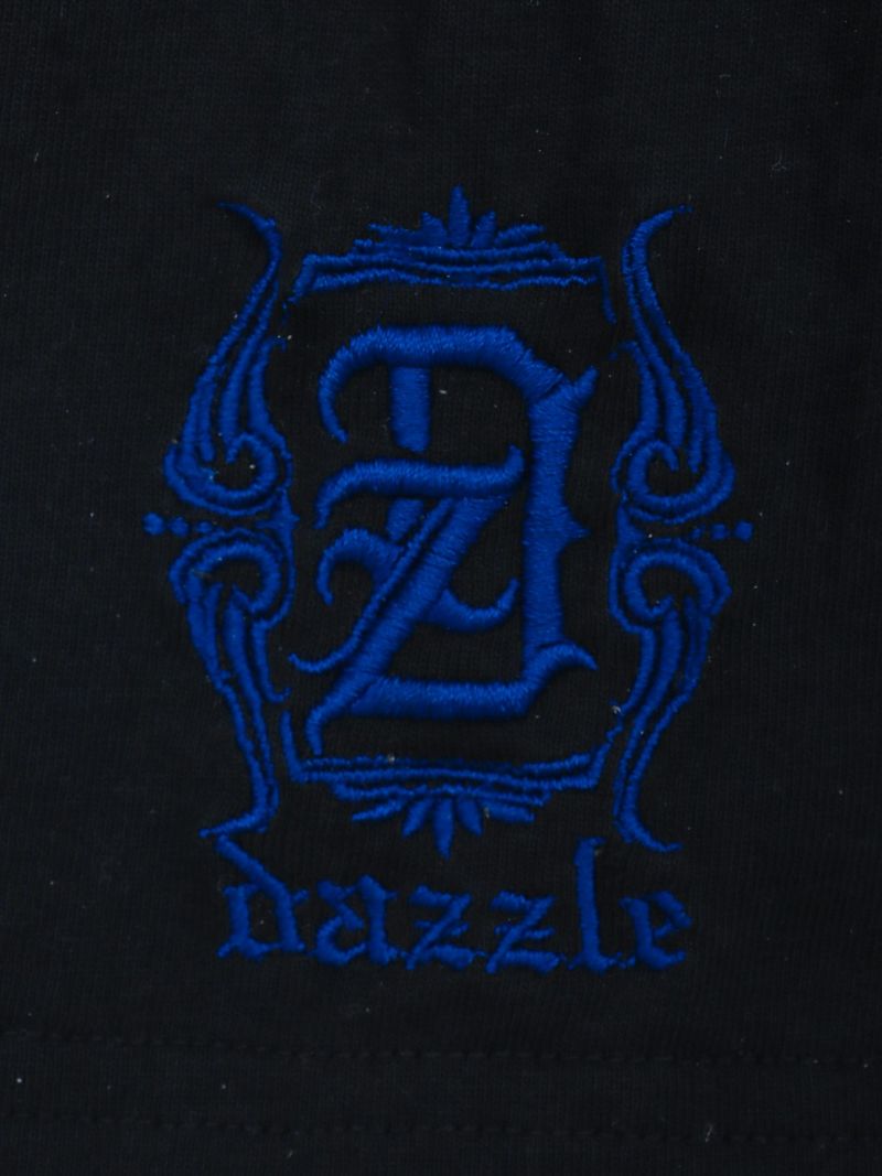 【DAZZLE】フロントロゴ刺繍Tシャツ
