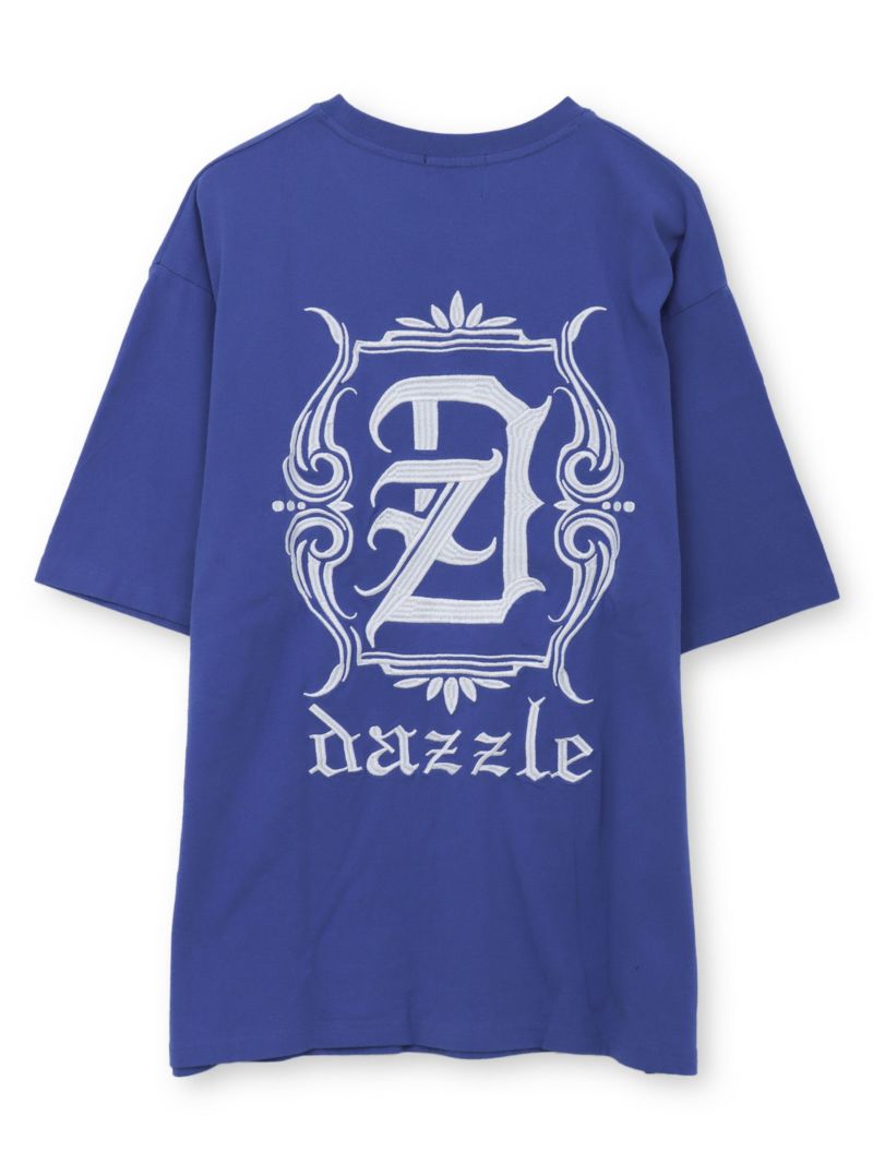 【DAZZLE】バックロゴ刺繍Tシャツ