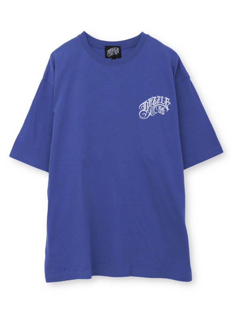 【DAZZLE】バックロゴ刺繍Tシャツ