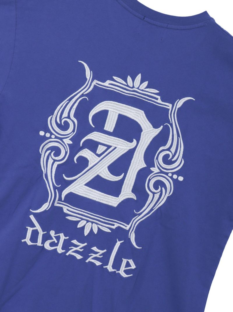 【DAZZLE】バックロゴ刺繍Tシャツ