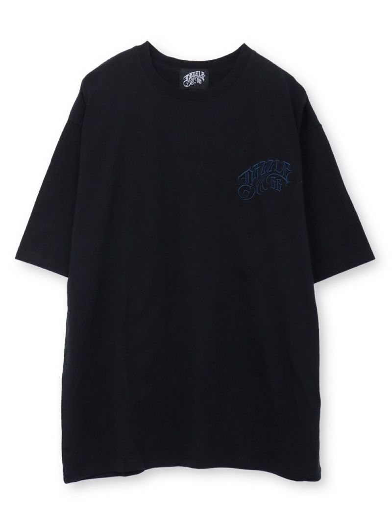 【DAZZLE】バックロゴ刺繍Tシャツ