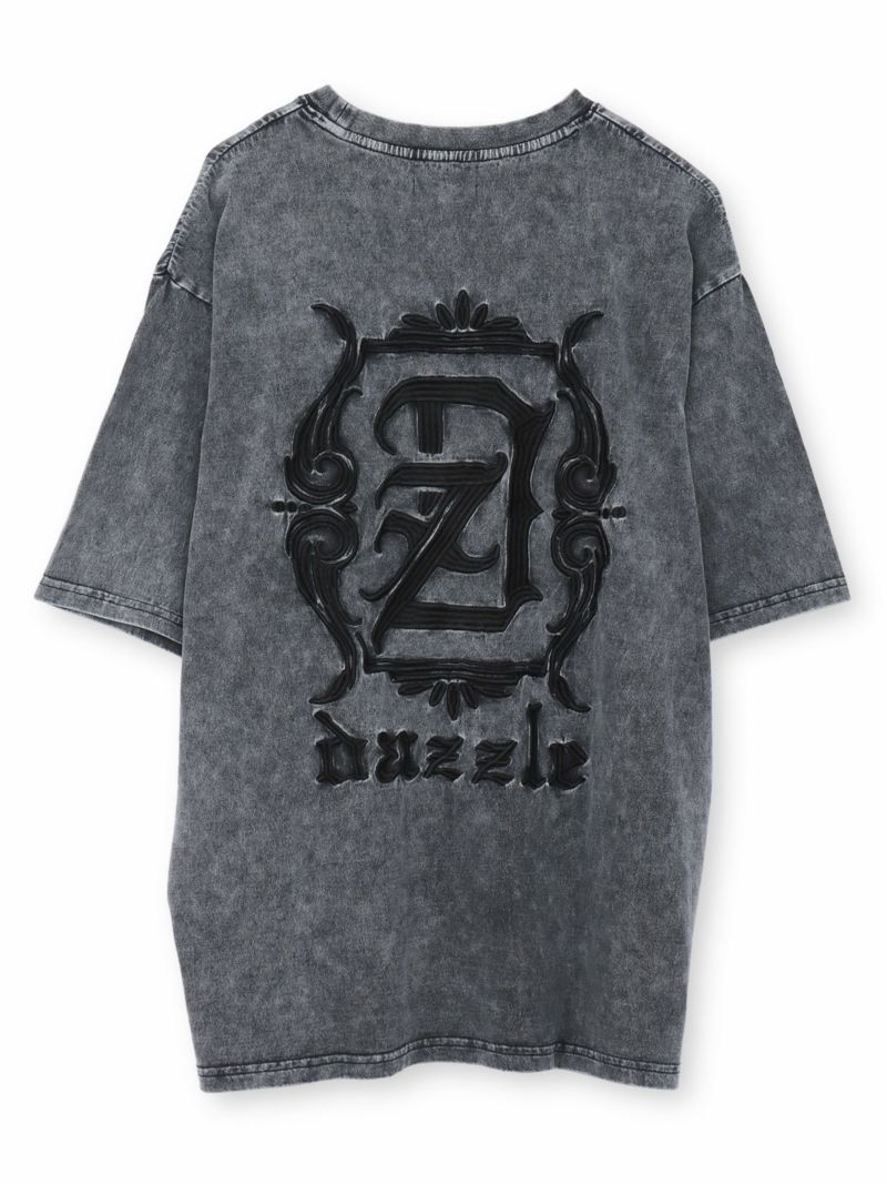【DAZZLE】バックロゴ刺繍Tシャツ