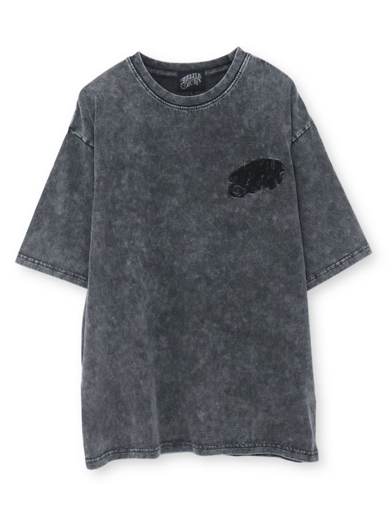 【DAZZLE】バックロゴ刺繍Tシャツ