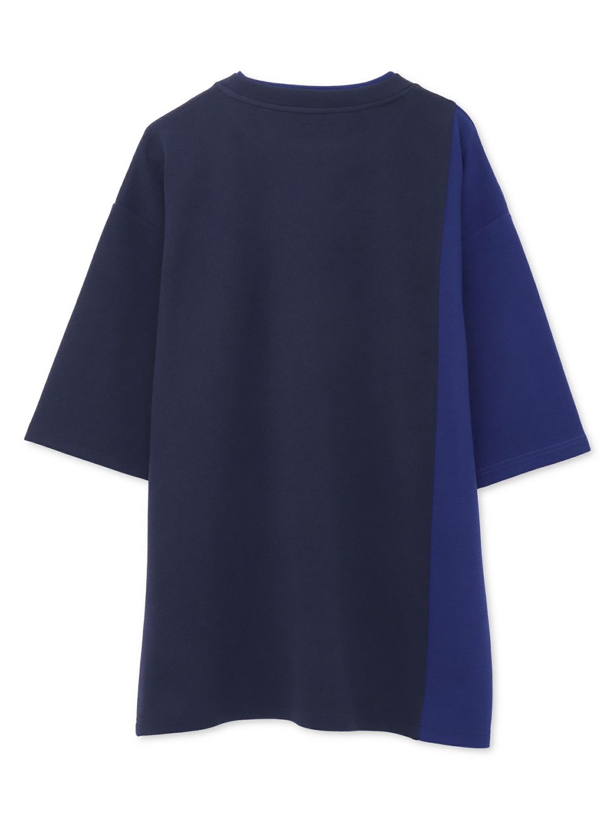 【雅結】桜刺繍梨地素材 切り替えTシャツ